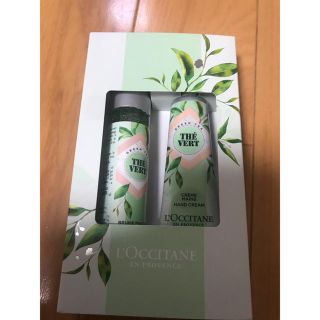 ロクシタン(L'OCCITANE)のロクシタングリーンティーミスト&ハンド(ハンドクリーム)