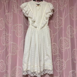 ガニーサックス(GUNNE SAX)の美品 gunne sax ワンピース ヴィンテージ 古着(ひざ丈ワンピース)