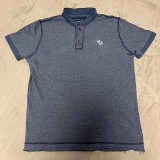 アバクロンビーアンドフィッチ(Abercrombie&Fitch)のアバクロ　Tシャツ　ネイビー(Tシャツ/カットソー)