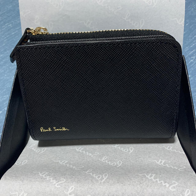 Paul Smith キーケース 4連 ジップストローグレイン 黒 Paul Smith キーケース 4連 ジップストローグレイン 黒
