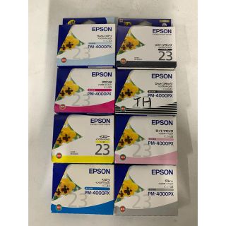 エプソン(EPSON)のEPSON IC23シリーズ純正未開封　PM-4000PXインク8色セット(OA機器)