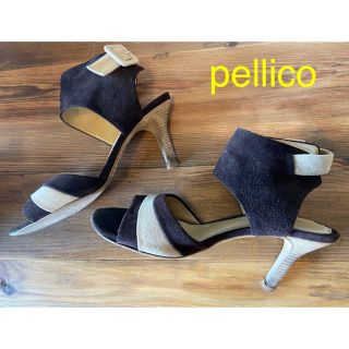 ペリーコ(PELLICO)の専用★ペリーコ pellico サンダル ヒール8cm ブラウン(サンダル)