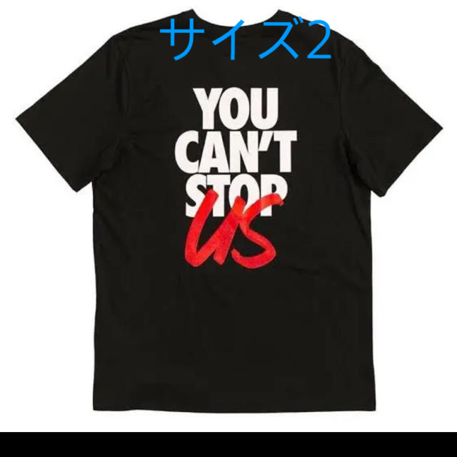 レディースsacai × NIKE You Can't Stop Us tシャツ　サイズ2