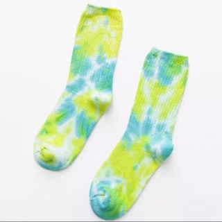 Tydie Socks Green Yellow(ソックス)