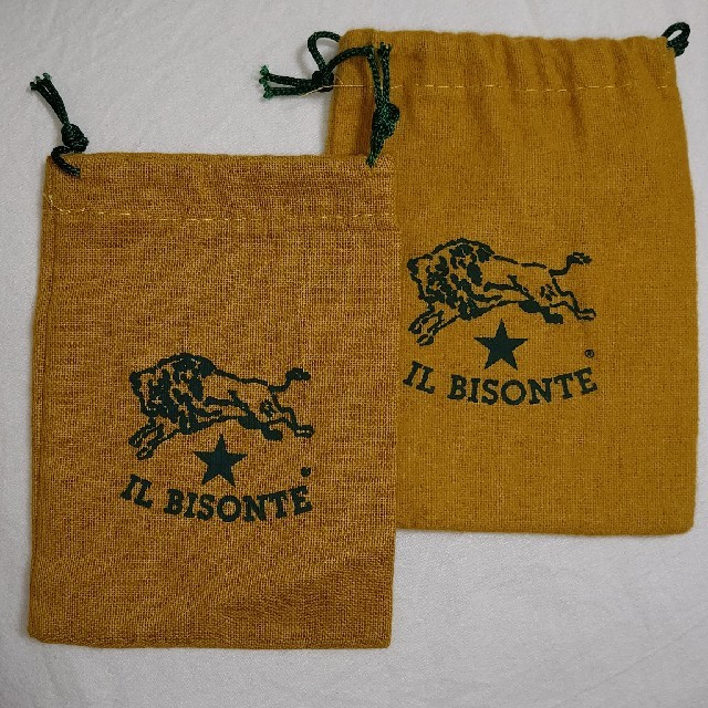 IL BISONTE(イルビゾンテ)のIL BISONTE　巾着袋　２枚 レディースのバッグ(ショップ袋)の商品写真