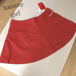 トミーガール(tommy girl)のたま様❤︎専用  tommy girl❤︎赤朱色ミニスカート 新品(ミニスカート)