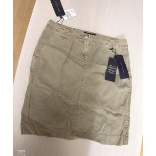 トミーヒルフィガー(TOMMY HILFIGER)のTOMMY HILFIGER❤︎モカベージュ スカート   新品(ミニスカート)