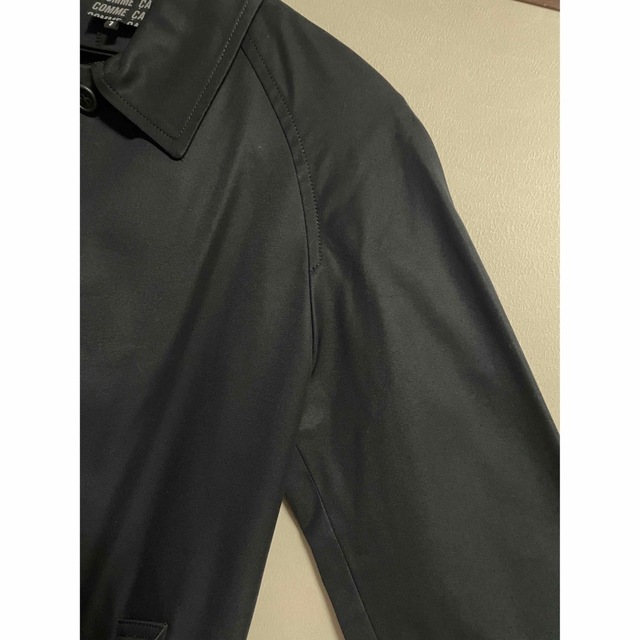 COMME CA ISM(コムサイズム)のコムサ コート 新品未使用 無地ブラック レディースのジャケット/アウター(トレンチコート)の商品写真