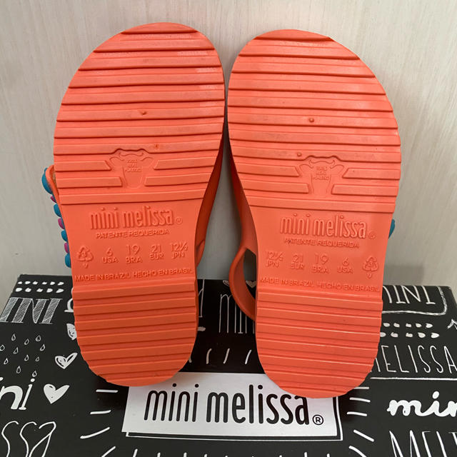 melissa(メリッサ)の【新品・未使用】mini Melissa 12.5センチ キッズ/ベビー/マタニティのベビー靴/シューズ(~14cm)(サンダル)の商品写真