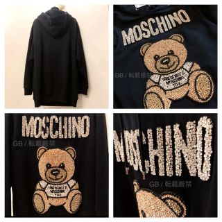 MOSCHINO - 【新品、タグ付き】MOSCHINO ラインストーンモスキーノベア