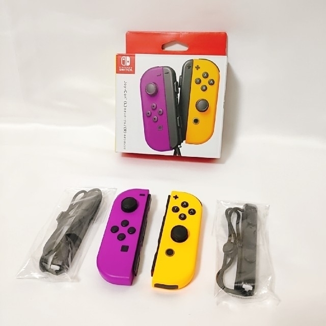 任天堂Nintendo Switch ジョイコン ネオンパープル ネオンオレンジ