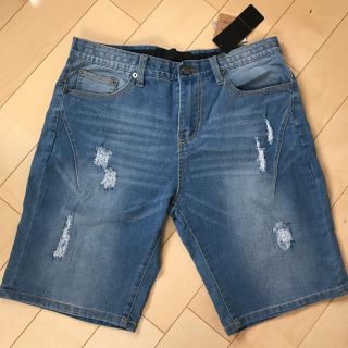 ユナイテッドアローズ(UNITED ARROWS)の★新品・未使用★アトリエサブ ハーフパンツ L デニム ハーフパンツ(ショートパンツ)