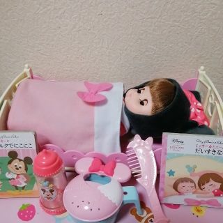 ディズニー(Disney)の【mai 様専用】枕&掛け布団付きベッド、シャワー、ヘアブラシ、絵本1冊(ぬいぐるみ/人形)