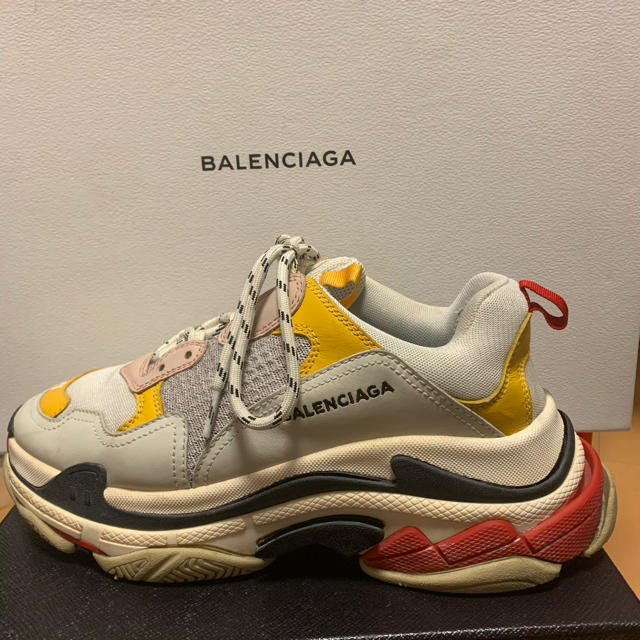 BALENCIAGA triple s 41 イエロー