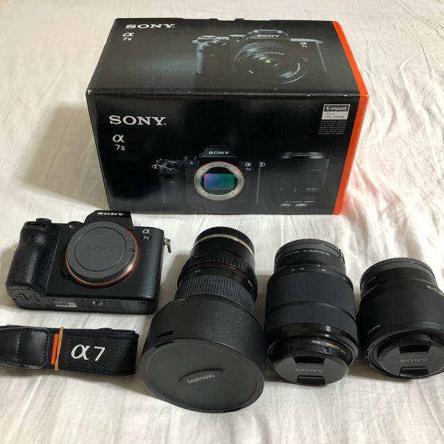 【美品】【お買い得】snoy α7II レンズ3本セット　箱付き