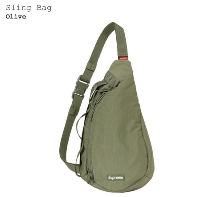 supreme sling bag カーキ 1
