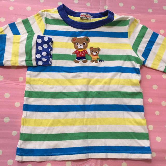 mikihouse(ミキハウス)の100☆ミキハウス長袖シャツ キッズ/ベビー/マタニティのキッズ服男の子用(90cm~)(Tシャツ/カットソー)の商品写真