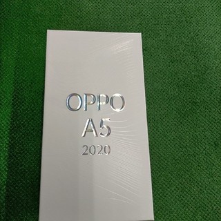 アンドロイド(ANDROID)の新品 OPPO A5 2020グリーン SIMフリー 最強の電池長持ち UQ版(スマートフォン本体)