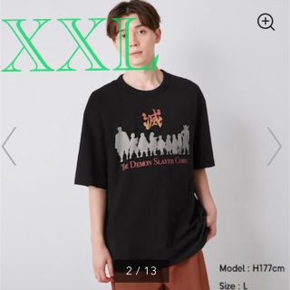 ジーユー(GU)の鬼滅の刃　gu Tシャツ　XXLサイズ(Tシャツ/カットソー(半袖/袖なし))