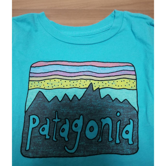 patagonia(パタゴニア)のPatagonia ロゴTシャツ（10） キッズ/ベビー/マタニティのベビー服(~85cm)(Ｔシャツ)の商品写真