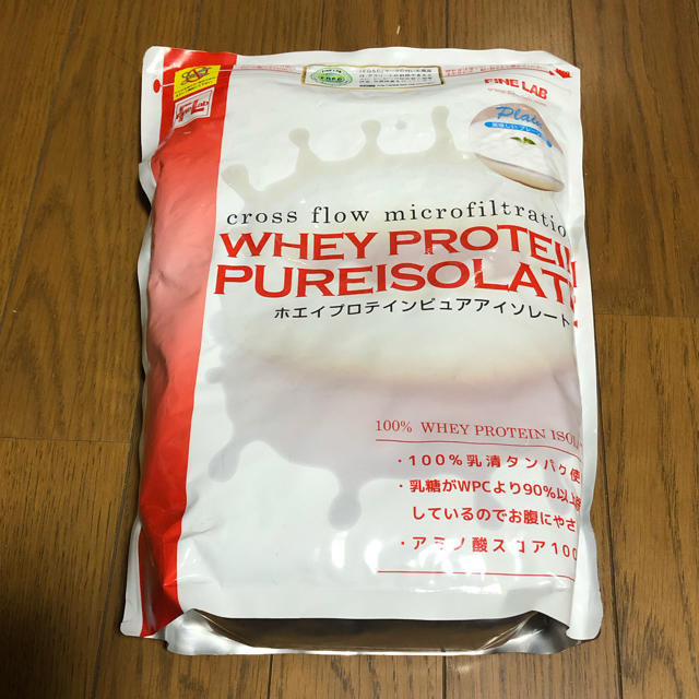 【新品】ファインラボ ホエイプロテイン プレーン風味 1kg 食品/飲料/酒の健康食品(プロテイン)の商品写真