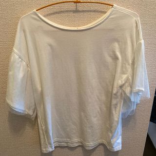 イッカ(ikka)の半袖シャツ　袖レース　ikka  綿100(Tシャツ(半袖/袖なし))