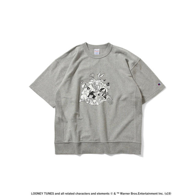 トップスChampion × BEAMS  別注 LOONEY TUNES Tシャツ