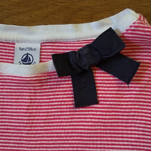 PETIT BATEAU(プチバトー)のプチバトー Tシャツ 5ans/108㎝ キッズ/ベビー/マタニティのキッズ服女の子用(90cm~)(Tシャツ/カットソー)の商品写真