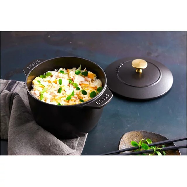 値下げしました。STAUB  Lサイズ  ファミリーライス  ポットココットご飯