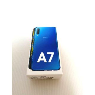 GALAXY A7 ブルー 未開封 の通販 by kyotokara ｜ラクマ