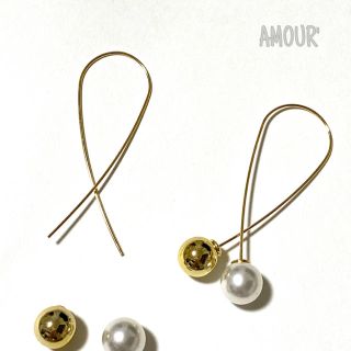 バビロン(BABYLONE)のbonbon pierce〈GOLD〉(ピアス)