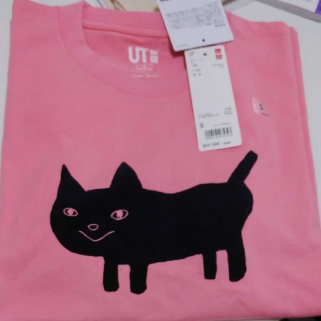 UNIQLO(ユニクロ)のユニクロ　米津玄師　猫　ピンク メンズのトップス(Tシャツ/カットソー(半袖/袖なし))の商品写真