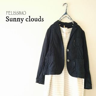 フェリシモ(FELISSIMO)の美品✨カジュアルテーラードジャケット(テーラードジャケット)