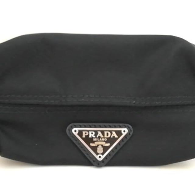 PRADA(プラダ)のプラダ 小物入れ美品  - 黒 ナイロン レディースのファッション小物(その他)の商品写真