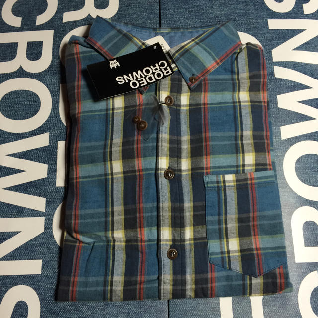 RODEO CROWNS(ロデオクラウンズ)のRCS♡チェックシャツ(柄NVY) レディースのトップス(シャツ/ブラウス(長袖/七分))の商品写真