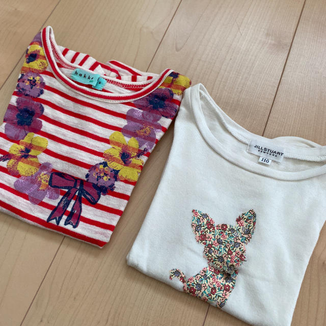 hakka kids(ハッカキッズ)のハッカキッズ　Tシャツ　100 おまけ付き★ キッズ/ベビー/マタニティのキッズ服女の子用(90cm~)(Tシャツ/カットソー)の商品写真