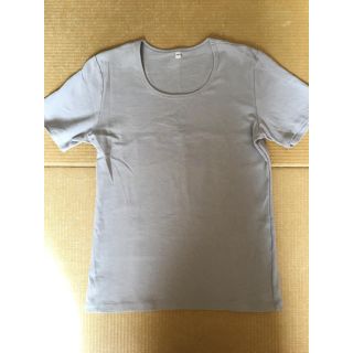 ムジルシリョウヒン(MUJI (無印良品))のTシャツ　グレー　M 無印(Tシャツ(半袖/袖なし))