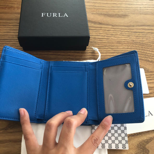 Furla(フルラ)のお買い得♡ フルラ のミニ財布　ブルー レディースのファッション小物(財布)の商品写真