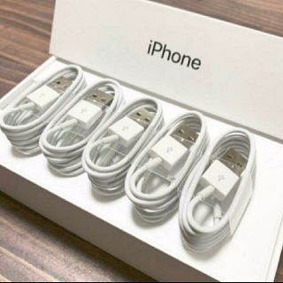 iPhoneケーブル(5本入り)(バッテリー/充電器)