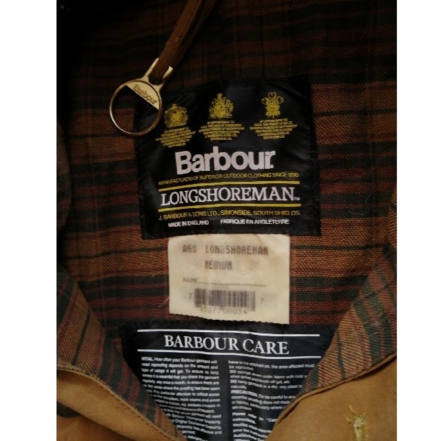 Barbour(バーブァー)の貴重◎barbour longshoreman バブアー　ロングショアマン◎M◎ メンズのジャケット/アウター(ミリタリージャケット)の商品写真