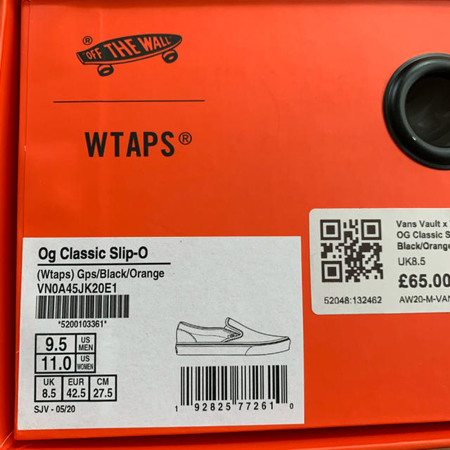 W)taps(ダブルタップス)の【週末値引】WTAPS × VANS OG CLASSIC SLIP-ON LX メンズの靴/シューズ(スニーカー)の商品写真