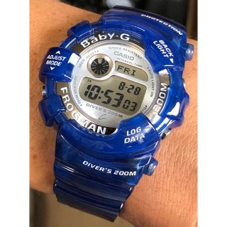 ベビージー(Baby-G)のbaby-G/G-SHOCK/フロッグマン/スケルトン/BGW-103/クリア(腕時計(デジタル))