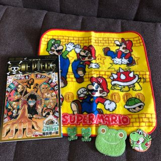 ニンテンドウ(任天堂)のマリオタオルセット(タオル)