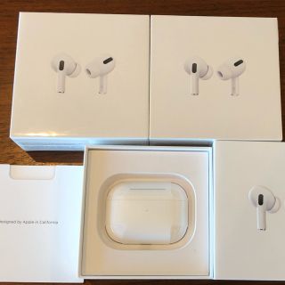 アップル(Apple)の専用品air pods pro新品未開封☆純正品2個セット(ヘッドフォン/イヤフォン)