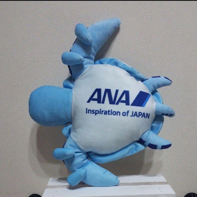 ANA(全日本空輸)(エーエヌエー(ゼンニッポンクウユ))の全日空 ANA A380 機内販売限定 ホヌ HONU ぬいぐるみ　新品　未使用 エンタメ/ホビーのおもちゃ/ぬいぐるみ(ぬいぐるみ)の商品写真