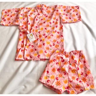 新品タグ付き　甚平　110cm女児用(甚平/浴衣)