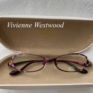 ヴィヴィアンウエストウッド(Vivienne Westwood)のヴィヴィアンウエストウッド　伊達メガネ　パープル×スター(サングラス/メガネ)