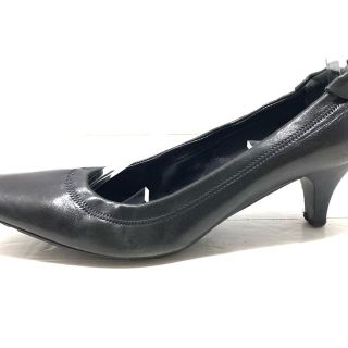 プラダ(PRADA)のプラダスポーツ パンプス 36 1/2 黒 レザー(ハイヒール/パンプス)