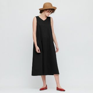 ユニクロ(UNIQLO)の新品 ユニクロ ロングワンピース sizeXXL(ロングワンピース/マキシワンピース)