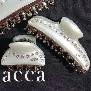 アッカ(acca)のacca クリップ　中・小(バレッタ/ヘアクリップ)